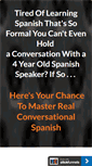 Mobile Screenshot of learningspanishlikecrazy.net